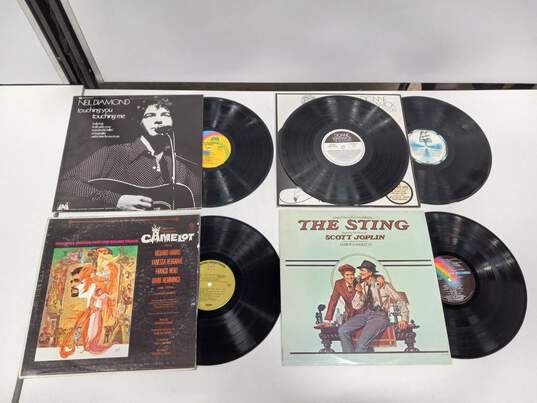 Bundle of 10 Assorted Vinyl Record Albums image number 3