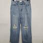 True Craft Relaxed Wide Leg Blue Jeans image number 1