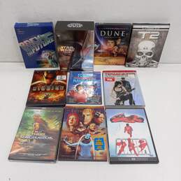10pc Assorted Sci-Fi & Thriller Genre DVD Movie Bundle