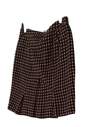 Womens Brown Acrylic Diamond Flat Front Mini Skirt Size 6 image number 2
