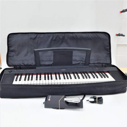 Yamaha Brand NP-11 Piaggero Model Electronic Keyboard/Piano w/ Accessories image number 1