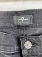 7 For All Mankind Women Black Jeans 28 NWT image number 5
