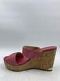 Authentic Jimmy Choo Pink Suede Wedge Sandal W 9 image number 2