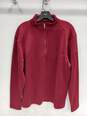 Nike Golf Red 1/4 Zip Pullover Sweater Men's Size M image number 1