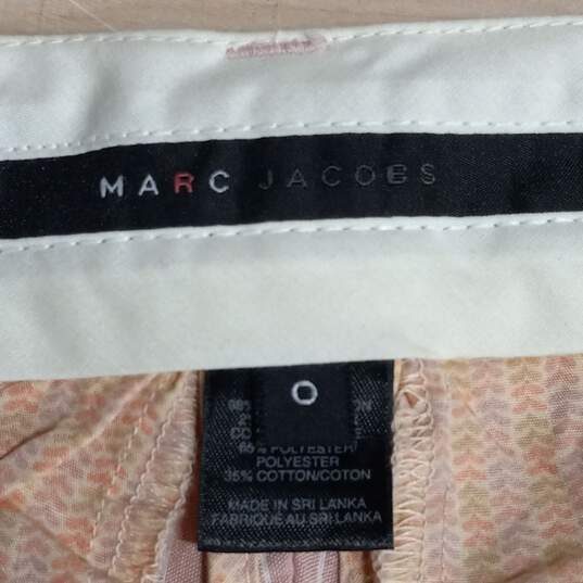 Marc Jacobs Flush Pink Women's White And Pink Striped Pants Size 0 NWT image number 5