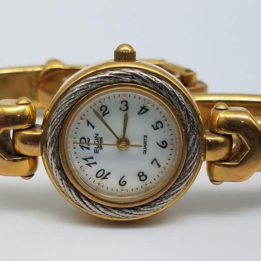 Vintage Elgin Swiss ELS281 Stainless Steel Watch image number 2