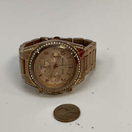 Designer Michael Kors MK-5263 Rose Gold Stainless Steel Analog Wristwatch alternative image