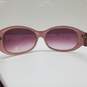 AUTHENTICATED COACH 'SUZIE' S446 BURGUNDY BUTTERFLY SUNGLASSES W/ CASE image number 5