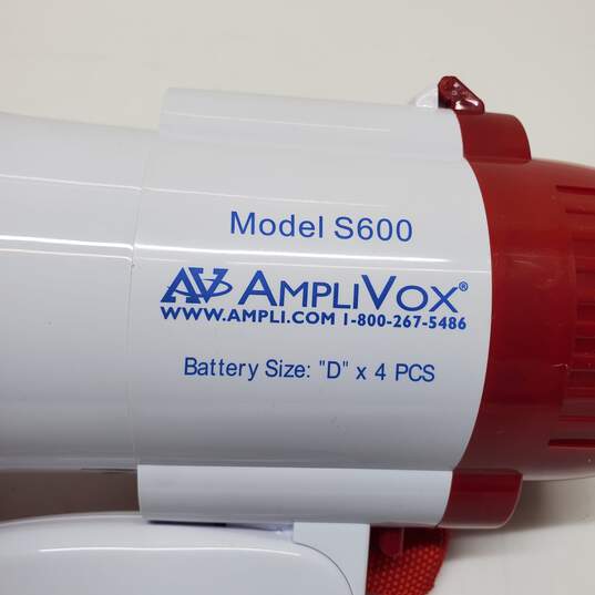 AmpliVox Model S600 Megaphone Speaker Untested image number 3
