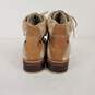Woolrich Tan Wool Leather Lace Up Ankle Boots Women's Size 9 B image number 4