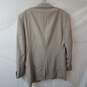 Indochino Beige Long Sleeve Men's Button Up Blazer Jacket NWT image number 3