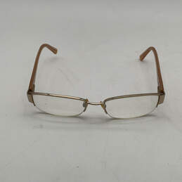Womens AK5003 Rose Gold Half Rimless Frame Rectangle Reading Eyeglasses alternative image