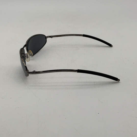 Mens KC 8114 Black Gray Polarized Lens Full Rim Oval Sunglasses image number 3