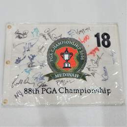 2006 PGA Championship Signed 18th Hole Pin Flag Medinah Illinois
