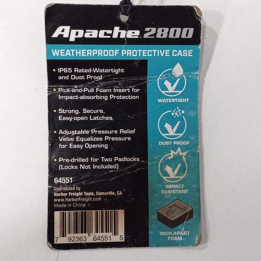 Apache 2800 Impact Resistant Weatherproof Protective Hard Case image number 8