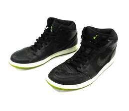 Jordan 1 Phat Black Action Green Men's Shoes Size 10 COA alternative image