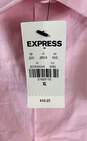 Express Men Pink Dress Shirt XL image number 5
