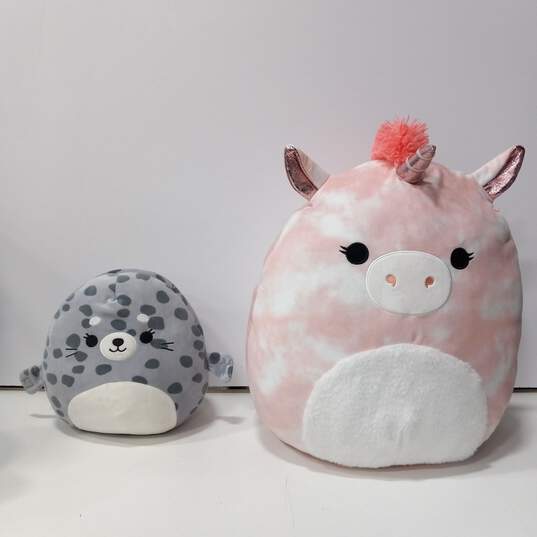 5PC Kelly Toys Squishmallow Assorted Sized Plush Toy Bundle image number 2