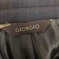 Giorgio Men Navy Striped Blazer Suit Jacket 48R image number 3
