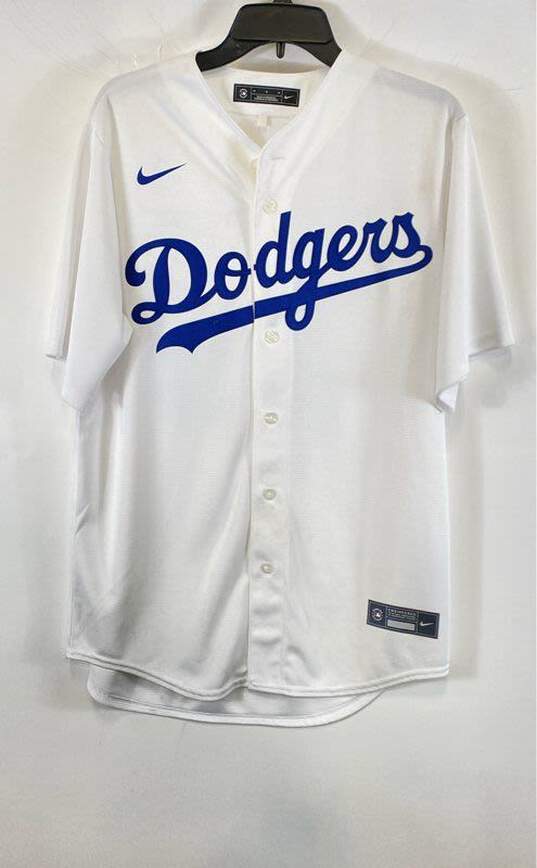 Nike Mens White Los Angeles Dodger Sandoval #23 Baseball MLB Jersey Size M image number 1