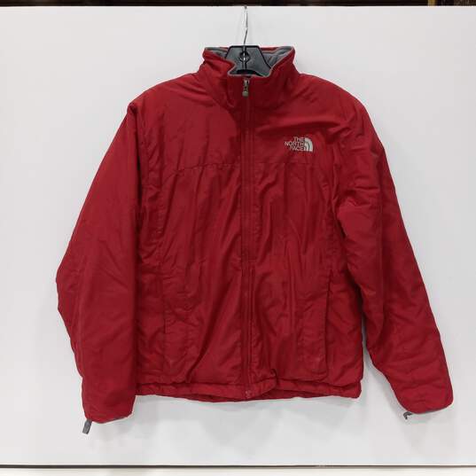 Women's Red The North Face Jacket Size M image number 1