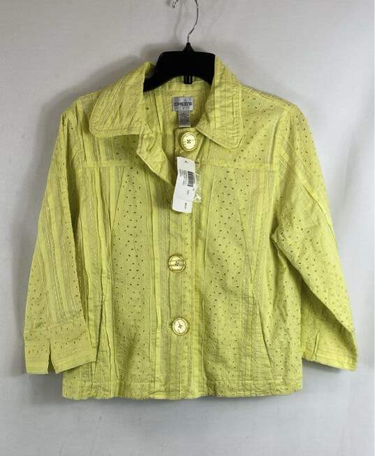 Chicos Yellow Long Sleeve - Size X Large image number 1
