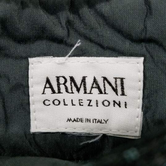 Armani Collezioni Gray Wool Blend Skirt Wm Size 4 AUTHENTICATED image number 3