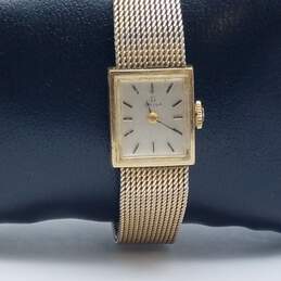 Omega 14mm Vintage Gold Filled Beautiful Bracelet Automatic Ladies Watch 24g
