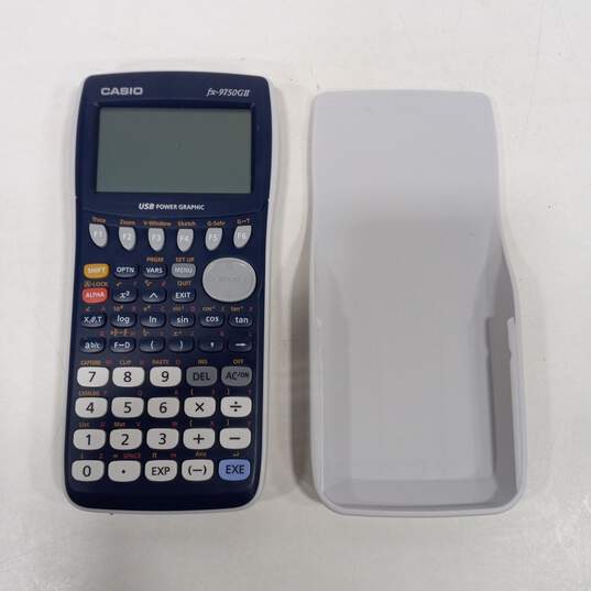 White Casio fx-9750GII Graphing Calculator image number 1