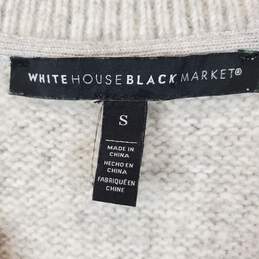 WhiteHouseBlackMarket Women Gray Sweater Sz S alternative image