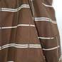 Mens Striped Belted Elastic Waist Pockets Flat Front Athletic Shorts Size Medium image number 3