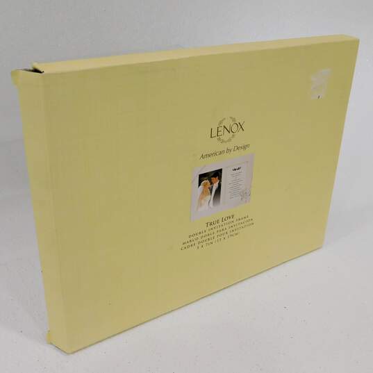 Lenox Brand True Love Silverplate Double Invitation Frame w/ Original Box image number 4