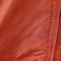 Red Coat with Front Zipper image number 4