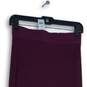 NWT Loft Womens Purple Stripe Elastic Waist Pull-On Straight & Pencil Skirt XS image number 3