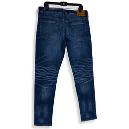 NWT Mens Blue Denim Medium Wash 5-Pocket Design Skinny Leg Jeans Size 34x32 alternative image