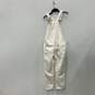 NWT Gap Womens White Straight Leg One-Piece Jean Overall Size Small image number 2