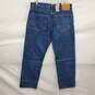 NWT Levi Strauss MN's 505 Regular Cotton Blue Denim Jeans Size 34 x 29 image number 2