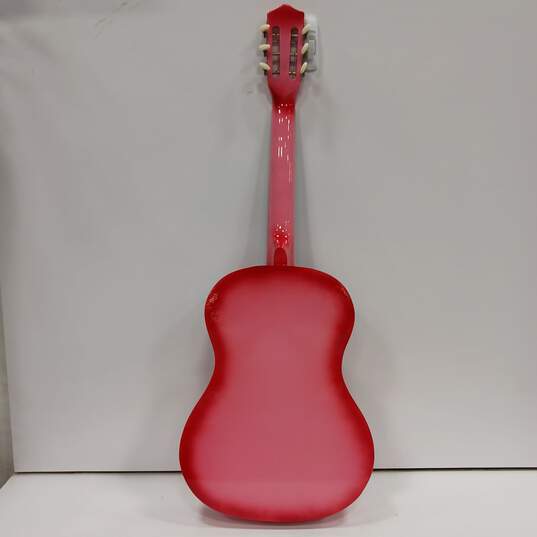 BC Acoustic Pink Guitar w/Soft Case image number 2