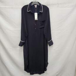 NWT Chico's WM's Black Label Button Down Dress Size 1