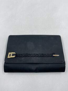 Authentic Givenchy Black Satin Evening Bag