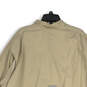 NWT Mens Beige Long Sleeve Flap Pocket Collared Button-Up Shirt Size XL image number 4