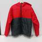 Men's U.S. POLO Assn. Men's Red & Black Hooded Jacket Size  L image number 1