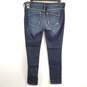 Express Women Blue Ankle Skinny Jeans Sz 8R NWT image number 2