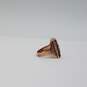 10k Gold Diamond Onyx Vintage Size 8 1/2 Ring Scrap 5.6g image number 3