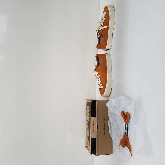 Last Resort AB Cheddar Orange & White Suede EU 38 US Men's Size 6 VM003 Sneakers Shoes w/ Box & Extra Laces image number 1