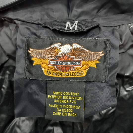 Harley-Davidson Windbreaker Jacket & Pants 2pc Set Men's Size M image number 5