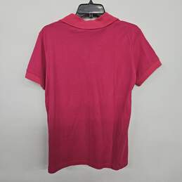 Pink Short Sleeve Polo Shirt alternative image