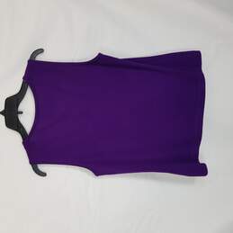 St John Women Purple Knit Vest Medium alternative image