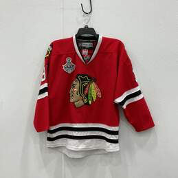 Mens Multicolor Short Sleeve Chicago Blackhawks Antti Niemi #31 NHL Jersey Sz 48