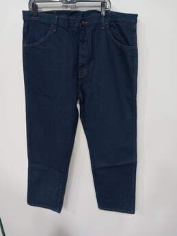 Men's Rustler by Wrangler Blue Jeans 40x30 NWT